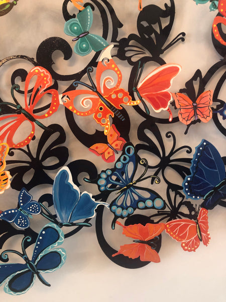 The Beauty of Butterflies - a wall sculpture
