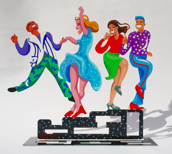All together now - dancers' sculpture - Joyart gallery - 1
