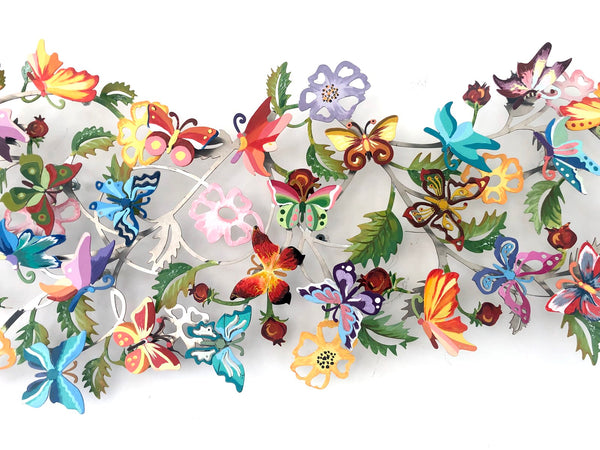 Butterflies & Flowers - wall sculpture